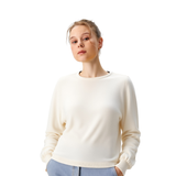 BRIT2752 BOXY CREWNECK ITALIAN SWEATER