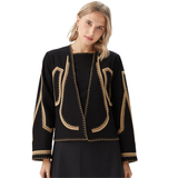 BR11051 EMBROIDERED ONE SIZE JACKET