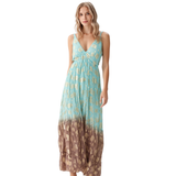 BR25271 SLEEVELESS OMBRE MAXI DRESS ONE SIZE