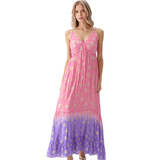 BR25271 SLEEVELESS OMBRE MAXI DRESS ONE SIZE