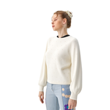 BRIT2833 PALLINO STITCH ITALIAN SWEATER