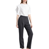BR55627 HIGH WAIST STRAIGHT LEG TROUSERS