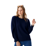 BRIT2701 LONG SLEEVE CREWNECK SWEATER